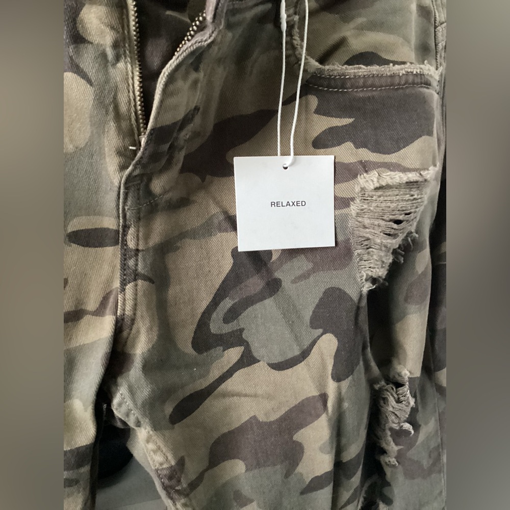 Zara camo distressed pant - Picture 3 of 5